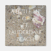 Aimant Ft. Lauderdale Beach Sand and Shells (Devant)