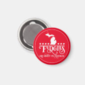 Aimant Fudgies sont douces au Michigan (Recto/Verso)