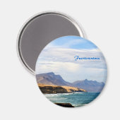 Aimant Fuerteventura, effet peinture (Recto/Verso)