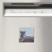 Aimant Fumée s'échappant du volcan en activité Anak Kraka (In Situ (Lave-vaisselle))