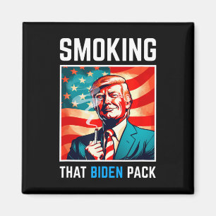 Aimant Fumer ce pack de Biden - Trump 2024