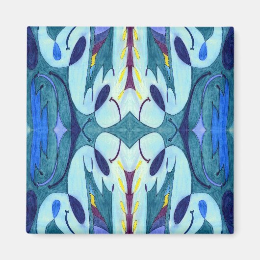 Aimant Fumes bleues (Devant)