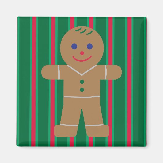 Aimant Fun and Fancy Christmas Gingbread Homme (Devant)