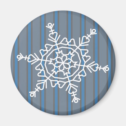 Aimant Fun and Fancy Snowflake (Devant)