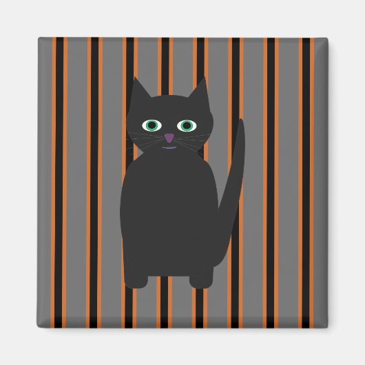 Aimant Fun and Fun Halloween Chats noirs (Devant)