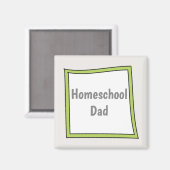 Aimant Fun and Quirky Home School Papa (Recto/Verso)