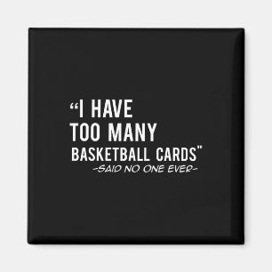 Aimant Fun Basketball Cartes Collector Cadeau