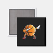 Aimant Fun Basketball fait Dab Basketball Joueur enfants (Recto/Verso)