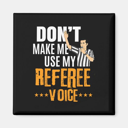 Aimant Fun Basketball Réf Hoops - Basketball Arbitre (Devant)