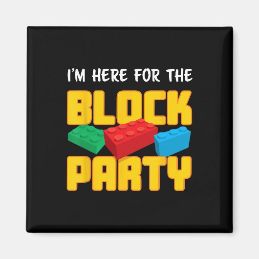 Aimant Fun Building Blocks Block Party Pre K Men Women Ki (Devant)