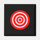 Aimant Fun Bullseye cible Bulls Prank oeil Prank Gift-tir (Devant)