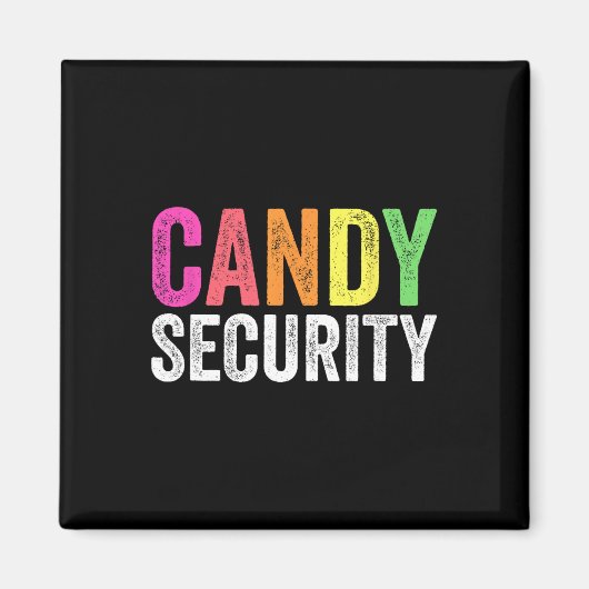 Aimant Fun Candy Sécurité Costume d'Halloween (Devant)