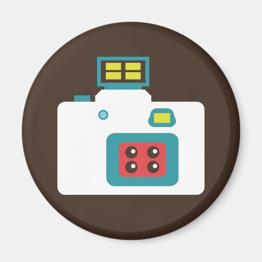 Aimant Fun Colorful Lomo Action S Camera Photographe (Devant)