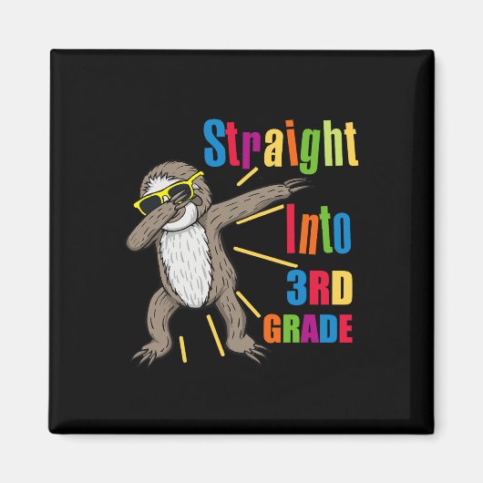 Aimant Fun Dabbing Sloth droit dans 3ème 3ème catégorie W (Devant)