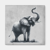 Aimant Fun Elephant Big First Impression Citation Animal (Devant)