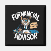 Aimant Fun Financial Planner Gift Funny Retirement Adviso (Devant)