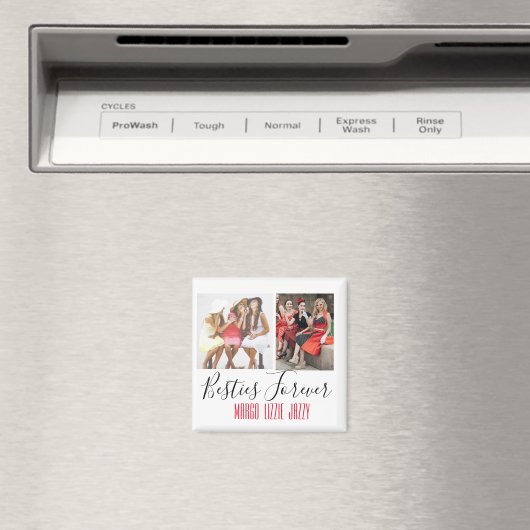 Aimant Fun Friendship Customisée Photo (In Situ (Lave-vaisselle))