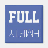 Aimant Fun Frigo | Vide ou complet (Devant)