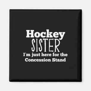 Aimant Fun Hockey Soeur Filles Fille Fille Fils Fils Fils