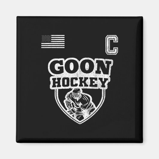 Aimant Fun Ice Hockey - Team Goe Capitaine (Devant)