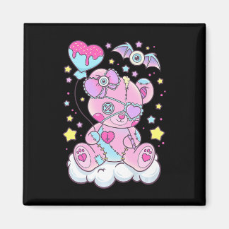 Aimant Fun Kawaii Pastel Goth mignonne Ours Déplaisant An