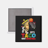 Aimant Fun Lets Taco 'Bout Basketball Mexique Cinco De Ma (Recto/Verso)