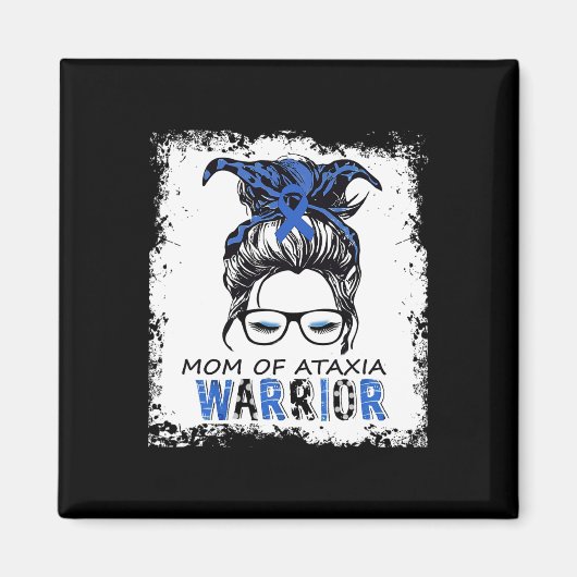 Aimant Fun maman de guerrier ataxia (Devant)