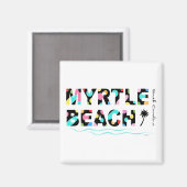 Aimant Fun Myrtle Beach, SC Cool graphique (Recto/Verso)