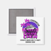 Aimant Fun NO BOOZE CROISIÈRE CREW Bachelorette Party (Recto/Verso)