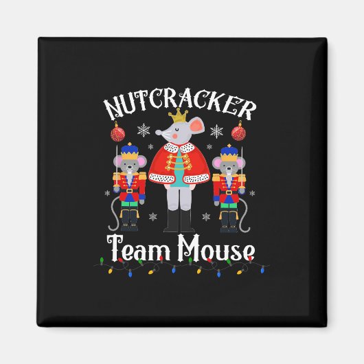 Aimant Fun Nutcracker Soldier Jouet de Noël Équipe de dan (Devant)