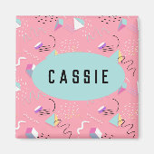 Aimant Fun Pink 1990 (Devant)