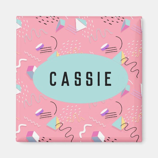 Aimant Fun Pink 1990 (Devant)