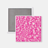 Aimant Fun PINK Abstrait Encre Super motif (Recto/Verso)