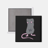 Aimant Fun Souris sans tête Halloween Rat Body Costume fa (Recto/Verso)
