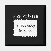 Aimant Fun Taco Sauce Group Costume d'Halloween Feu chaud (Devant)