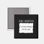 Aimant Fun Taco Sauce Group Costume d'Halloween Feu chaud (Recto/Verso)