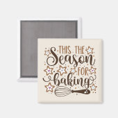 Aimant Fun 'Tis Season for Baking Design (Recto/Verso)