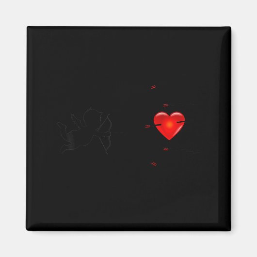 Aimant Fun Valentine's Day - Cud Heart & Arrows Tee S (Devant)