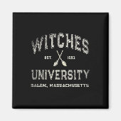 Aimant Fun Wiccan WITCHES UNIVERSITY Salem Massachusetts (Devant)