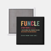 Aimant Funcle Funny Uncle Définition, Magnifique Héros De (Recto/Verso)