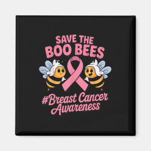 Aimant Funky Bees Ghost Boo Cerveau Cancer Sensibilisatio