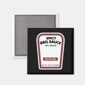 Aimant Funky bio sauce barbecue Halloween Easy Group Cost (Recto/Verso)