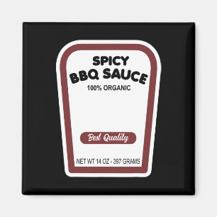 Aimant Funky bio sauce barbecue Halloween Easy Group Cost