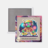 Aimant "Funky Cosmic Connection" (Recto/Verso)