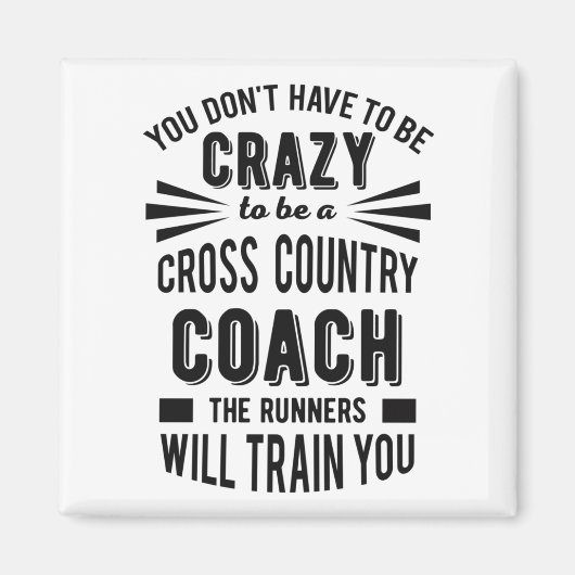 Aimant Funky Cross Country Coach Crazy (Devant)