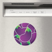 Aimant Funky eggplant (In Situ (Lave-vaisselle))