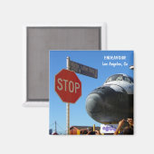 Aimant Funky Endeavor/Los Angeles Magnet! (Recto/Verso)