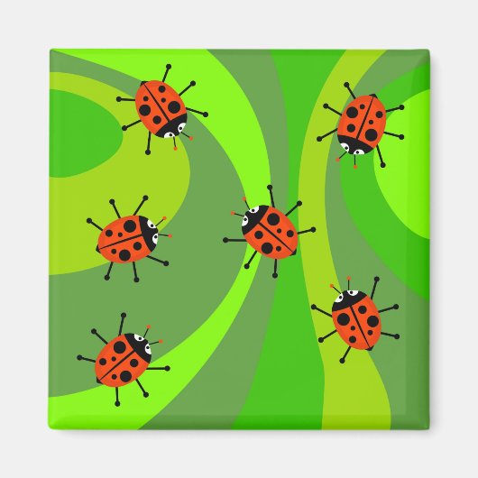 Aimant Funky Ladybugs (Devant)