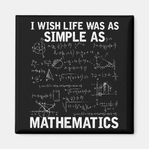 Aimant Funky Math Enseignant Mathématiques Nerd