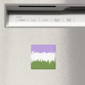 Aimant Funky Spiky ZigZag Abstrait Genderqueer Pride Drap (In Situ (Lave-vaisselle))